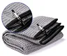 OEM premium logo customized microfiber waffle golf towel with clips 16*24 inches