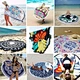 round beach towel