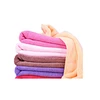 Microfiber weft brushed bath towel