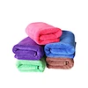 Microfiber weft brushed bath towel