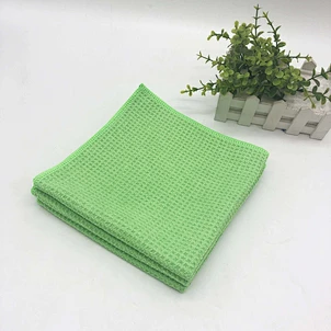 Microfibre Pattern Fabric Custom Thick Waffle Weave Golf Towel With Logo Golf Microfiber Waffle Towel Car Window Glass Cleaning
