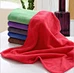 microfiber bath drying towel custom color super absorbent weft knitted cloth 400gsm