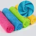 80% polyester 20% polyamide microfiber cleaning cloth 40*40cm car detailing cloth
