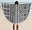 round beach towel