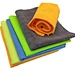 High quality 80% polyester 20% polyamide microfiber warp knitted towel logo embroidery for car all purposes using cloth