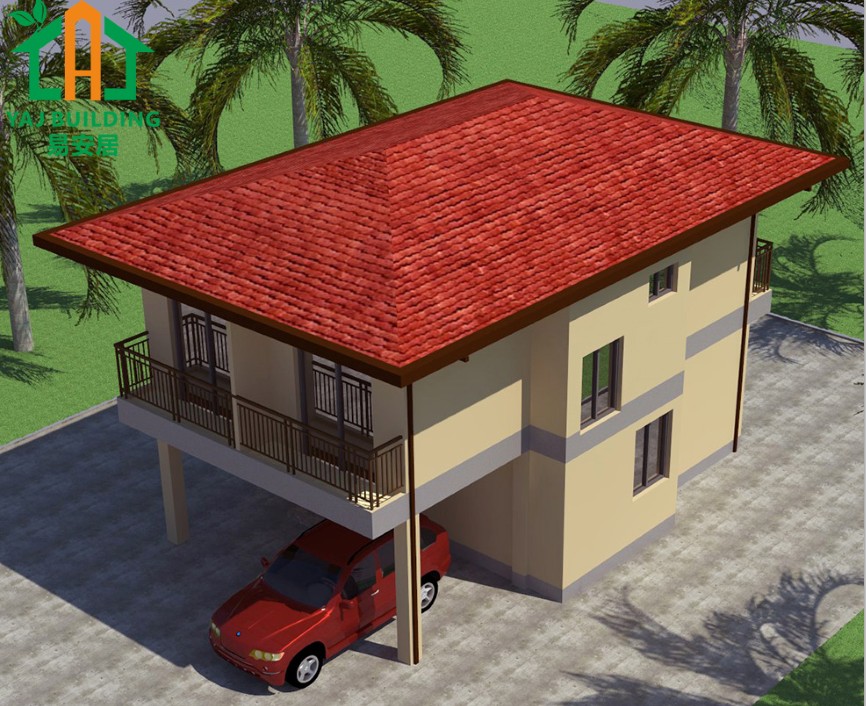 outdoor two storey house
