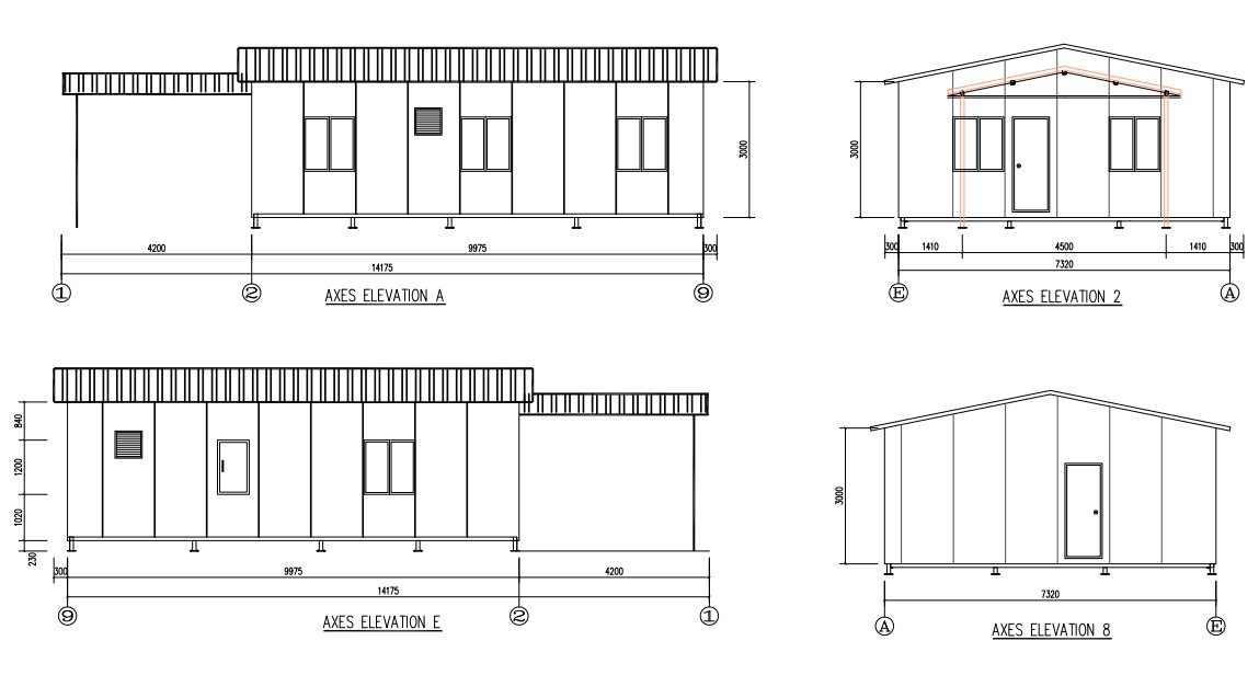 steel structure prefab house