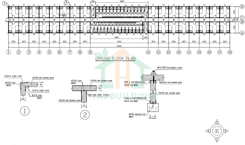 prefabricated labor camp
