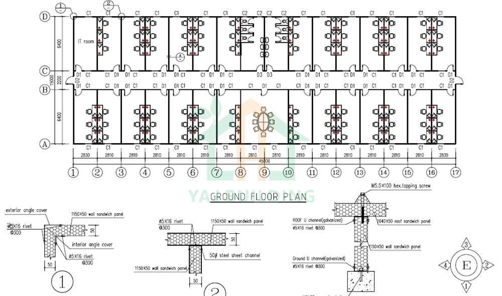 prefabricated labor camp