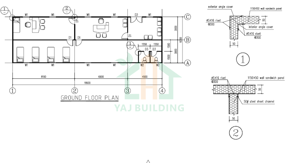 prefabricated labor camp