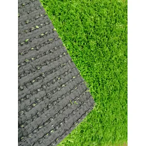 Artificial football turf grass no rubber no sand synthetic lawn