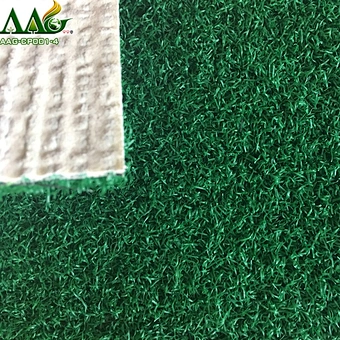white latex foam backing Outdoor Mini golf court artificial turf
