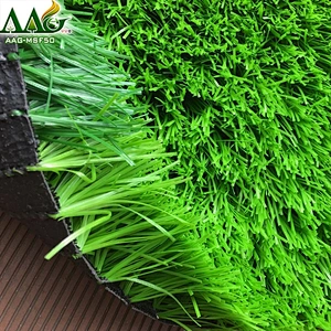durable artificial carpet grass for soccer lemon green color