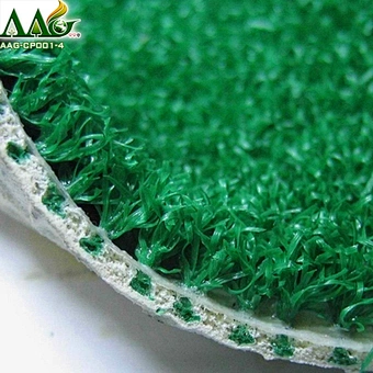white latex foam backing Outdoor Mini golf court artificial turf