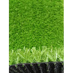 Artificial football turf grass no rubber no sand synthetic lawn