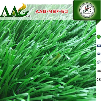 Chinese double gluten PE plastic  grass /soccer artificial grass/factory price grass
