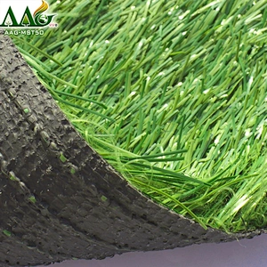 Bicolor artificial grass for football pitch imported PE turf grass