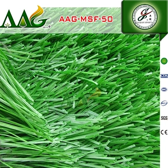 Chinese double gluten PE plastic  grass /soccer artificial grass/factory price grass