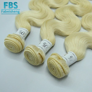 Blonde color 613 body wave hair