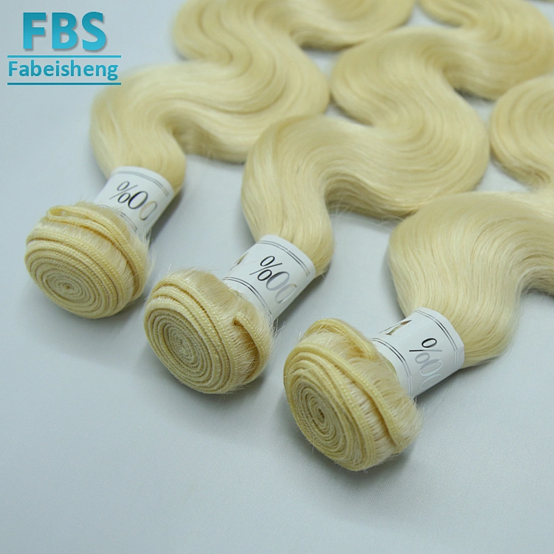 Blonde color 613 body wave hair