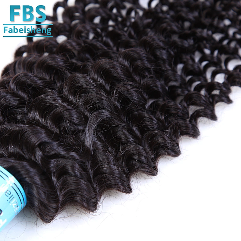100% Human  Virgin  hair Deep Curly Brazilian hair