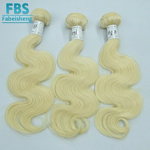 Blonde color 613 body wave hair