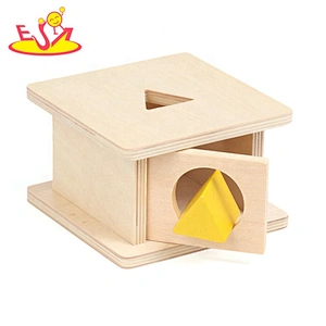 Top fashion Montessori Materials wooden object permanence toys for children W12F087