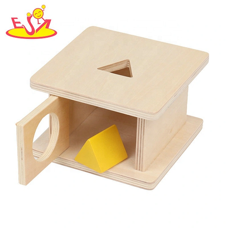 Top fashion Montessori Materials wooden object permanence toys for children W12F087