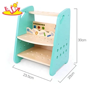 New hottest kids wooden toy workbench for pretend play W03D120