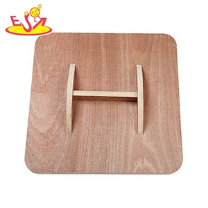 2019 New fashion fitness exercises wooden rocker board for kids W01D026