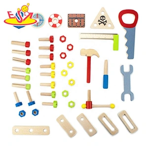 New hottest children woodwork wooden kids woodworking set for pretend play W03D115