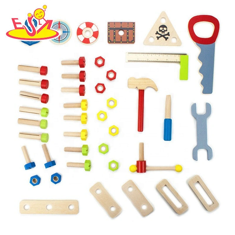 New hottest children woodwork wooden kids woodworking set for pretend play W03D115
