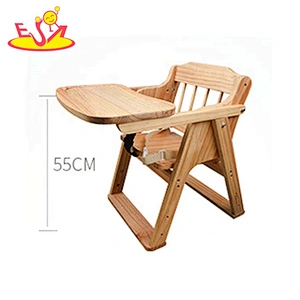 wholesale safe wooden baby high chair with high quality W08F050