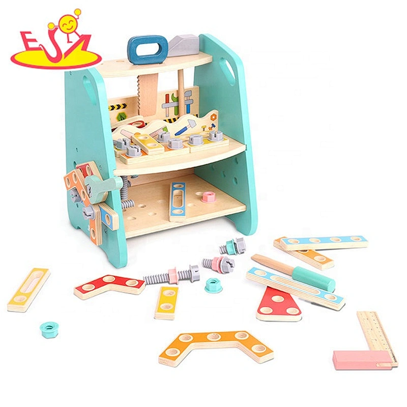 New hottest kids wooden toy workbench for pretend play W03D120