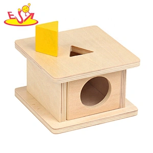 Top fashion Montessori Materials wooden object permanence toys for children W12F087