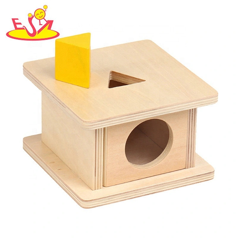Top fashion Montessori Materials wooden object permanence toys for children W12F087
