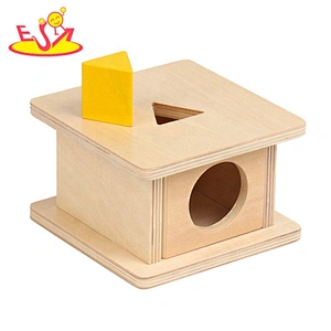 Top fashion Montessori Materials wooden object permanence toys for children W12F087