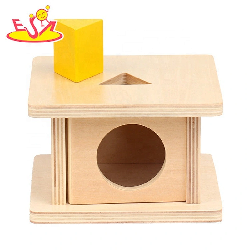Top fashion Montessori Materials wooden object permanence toys for children W12F087