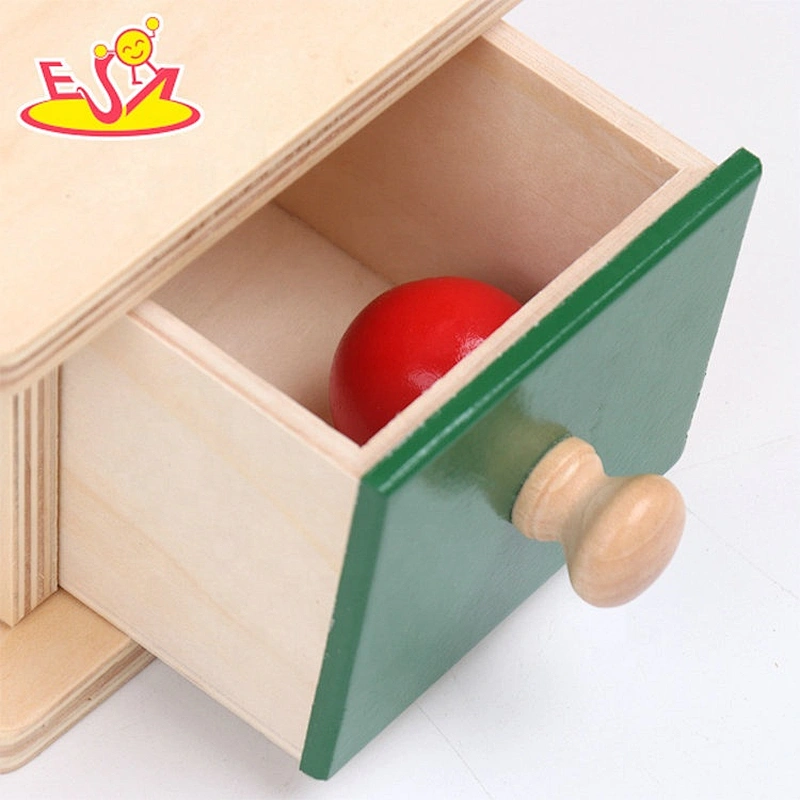 wholesale baby wooden montessori subscription box with drawer W12F088