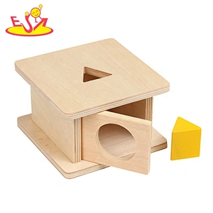 Top fashion Montessori Materials wooden object permanence toys for children W12F087