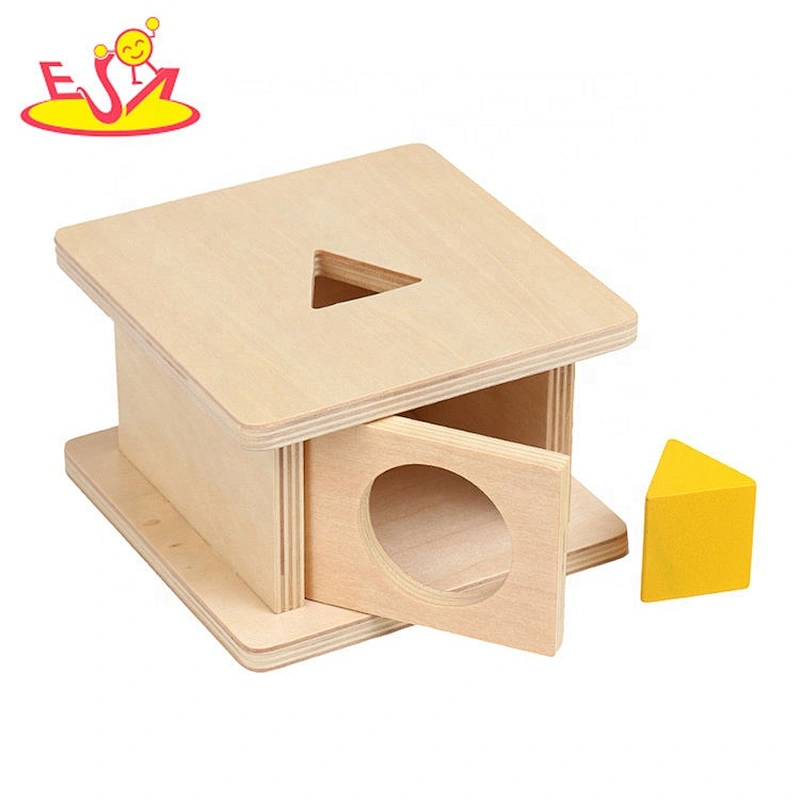 Top fashion Montessori Materials wooden object permanence toys for children W12F087