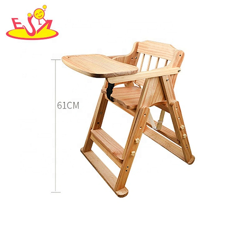 wholesale safe wooden baby high chair with high quality W08F050