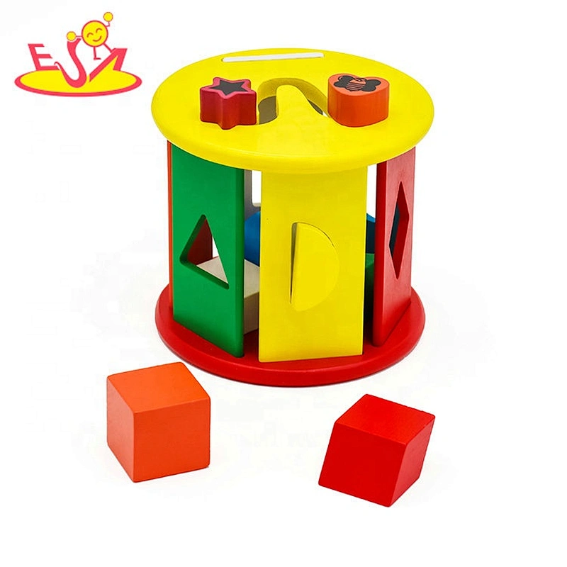 New arrival educational wooden shape sorting toys for babies W12D145