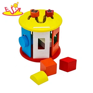 New arrival educational wooden shape sorting toys for babies W12D145