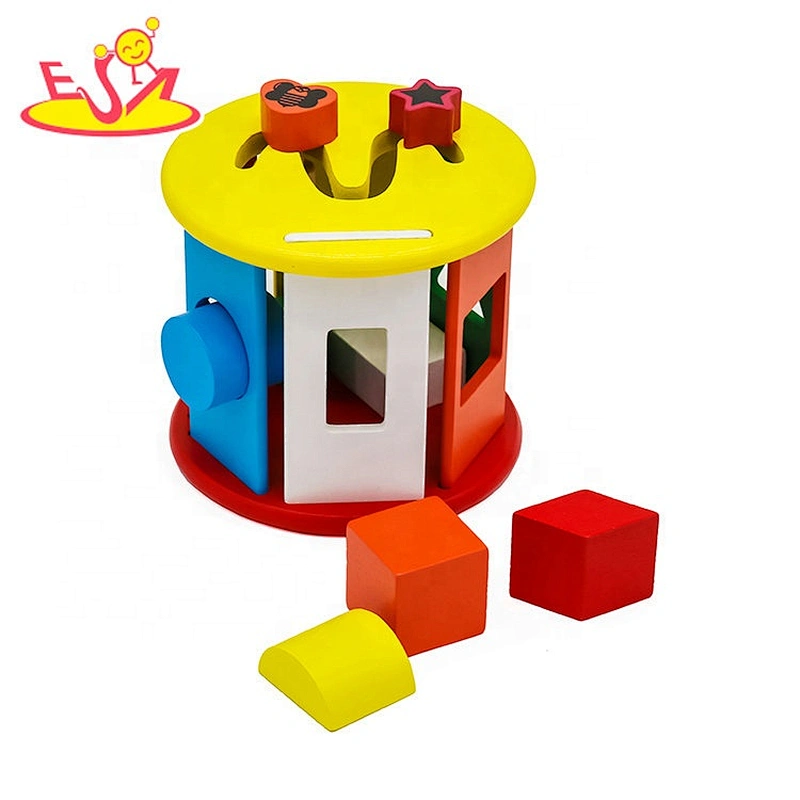 New arrival educational wooden shape sorting toys for babies W12D145