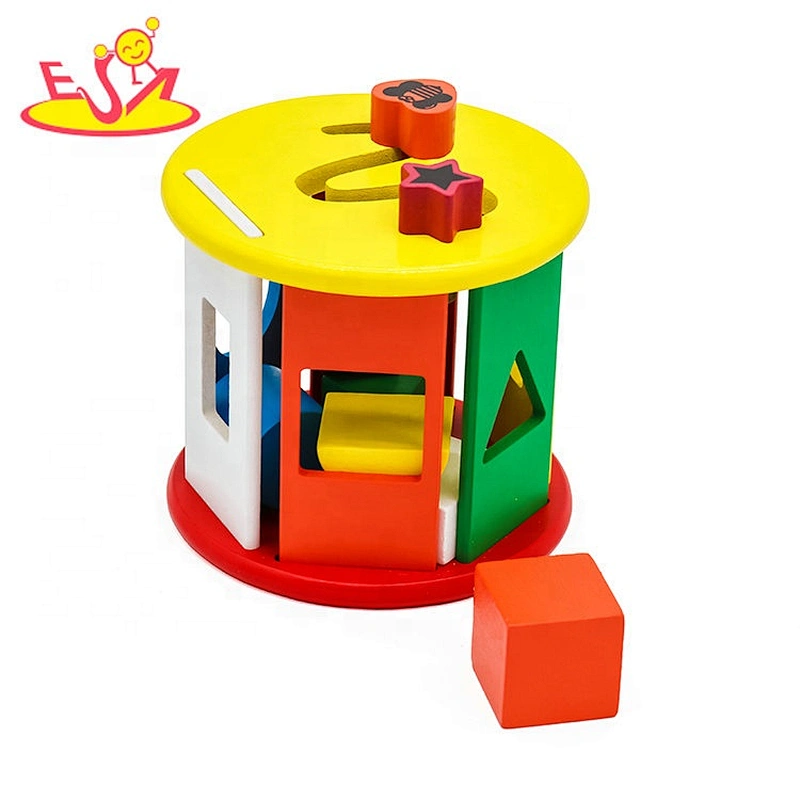 New arrival educational wooden shape sorting toys for babies W12D145