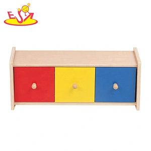 New fashion Montessori wooden object permanence box with ball W12F097