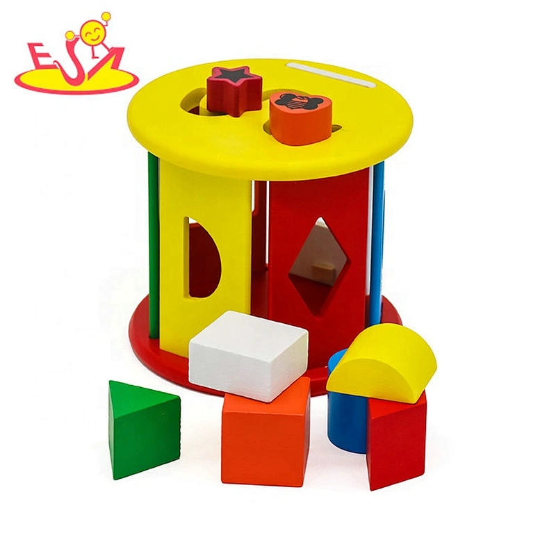 New arrival educational wooden shape sorting toys for babies W12D145