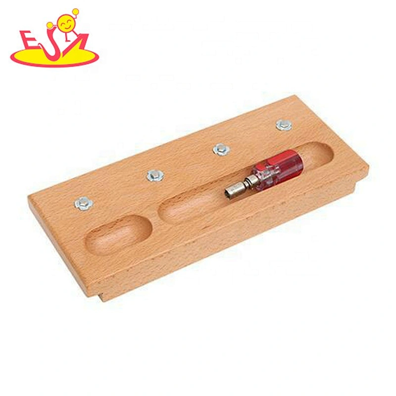 Top fashion montessori screw wooden didactic toys for kids W12F106