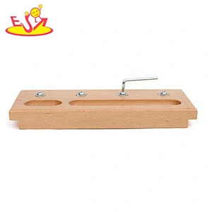 Top fashion montessori screw wooden didactic toys for kids W12F106